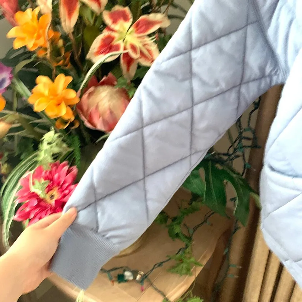 Wild Fable Quilted Button Front Jacket in Blue - Image 6