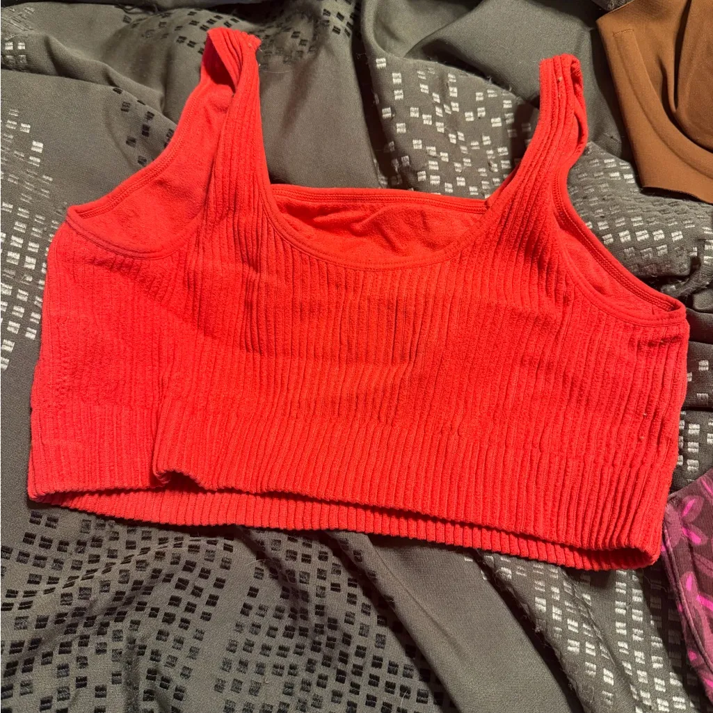 Aerie smoothie and Auden Pink Floral bras and Maurice’s large bralet - Image 7