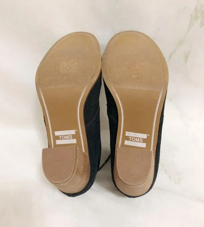 Toms Lunata Lace Up Suede Bootie - Image 9