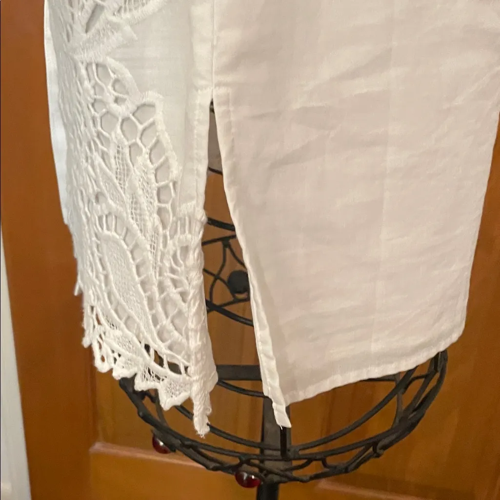 🍄🍄🍄BOGOHO 🍄🍄🍄Chico’s Elegant White Lace Women's Top-Small - Image 9