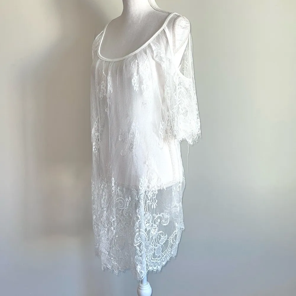 White Lace Cover Up Size undefined - Image 4