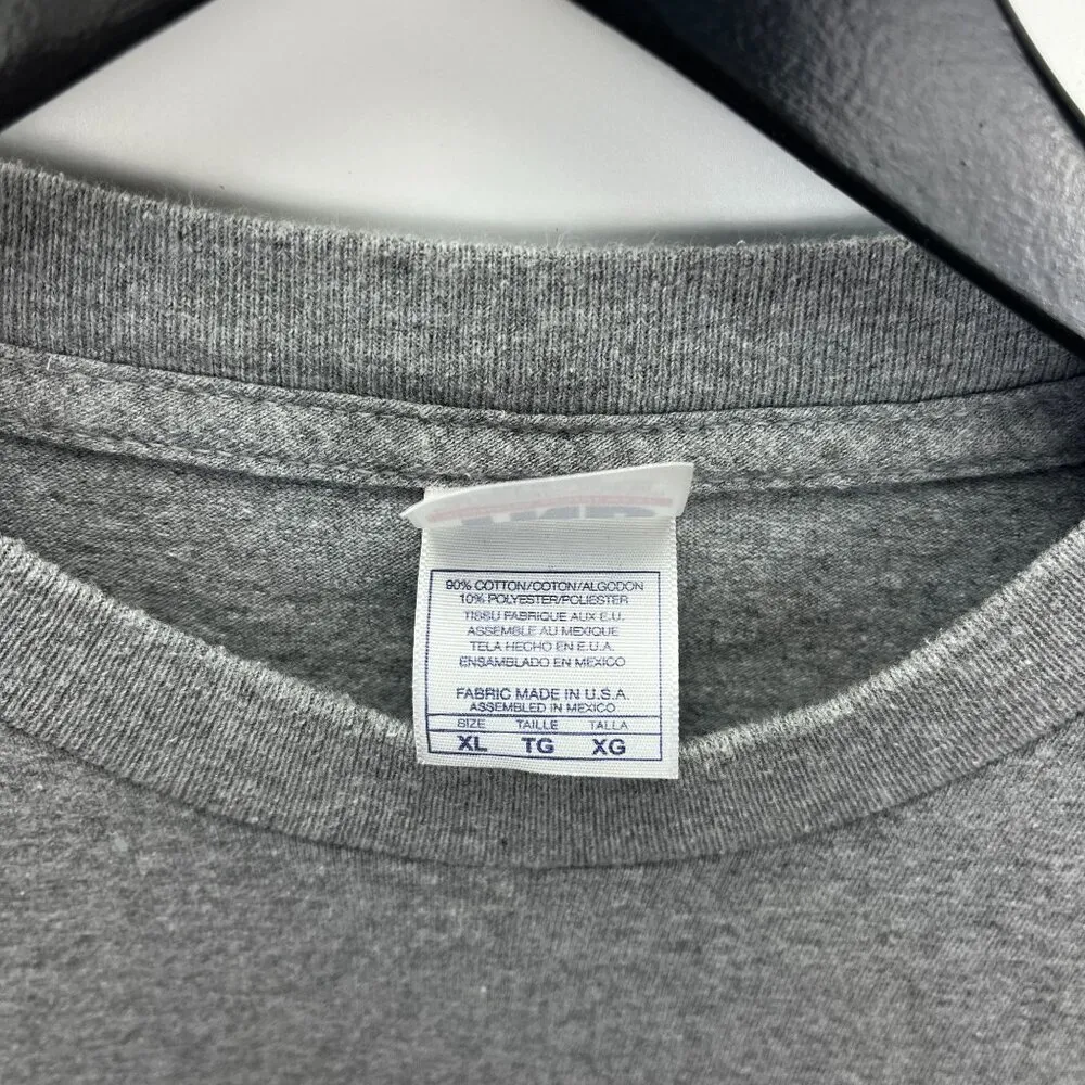 Las Vegas Graphic Tee Large Gray Vintage Y2K Unisex Fit - Image 14