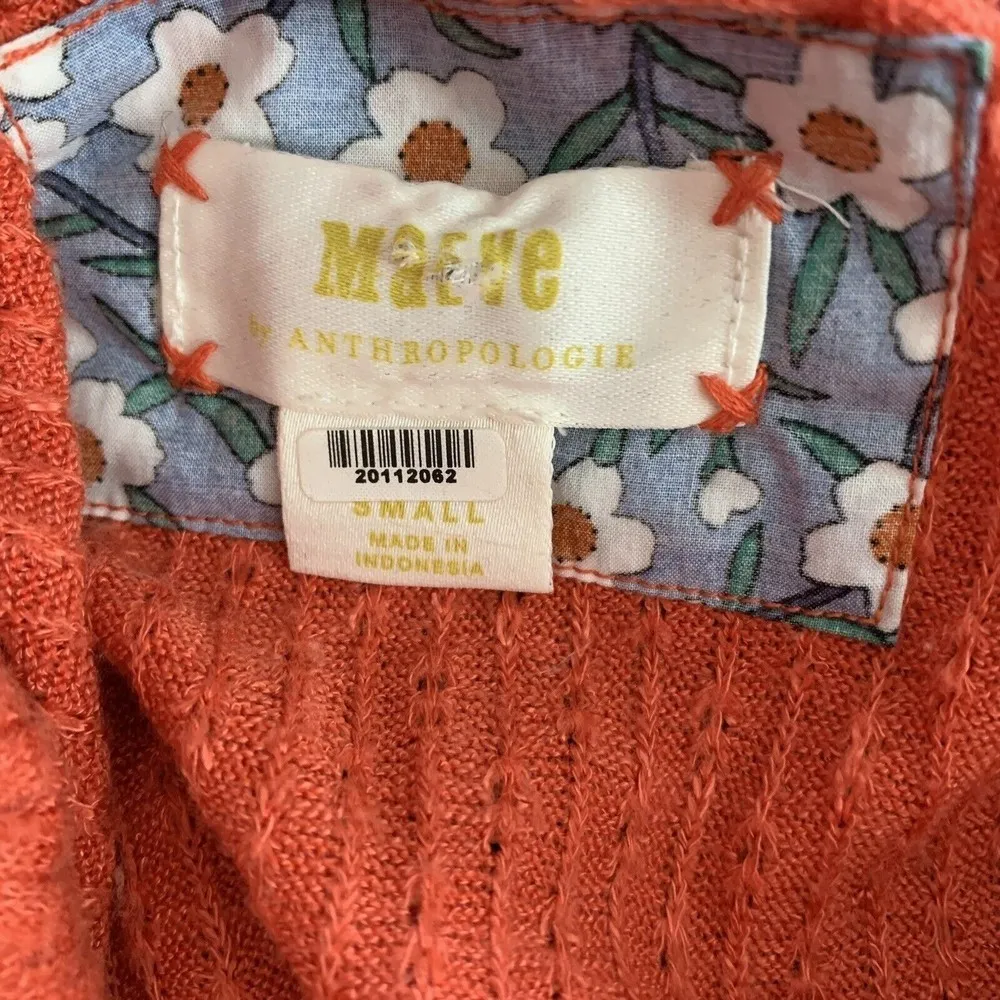 Maeve Anthropologie Addie Ruffled Hacci Knit Cowl Neck Sweater - Image 5