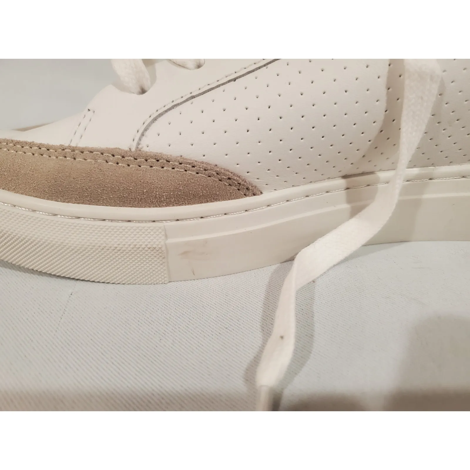 Ashley Leather Suede Low Top Trainers by Reiss.s54 - Image 6