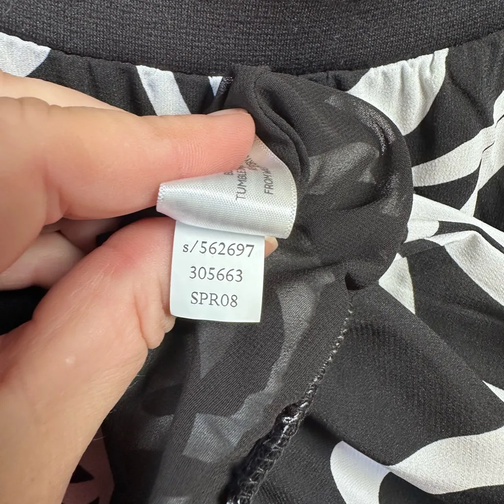 Old Navy Black‎ and White Strapless Y2K NWT Size S Dress Goth Punk Mystic Preppy - Image 6