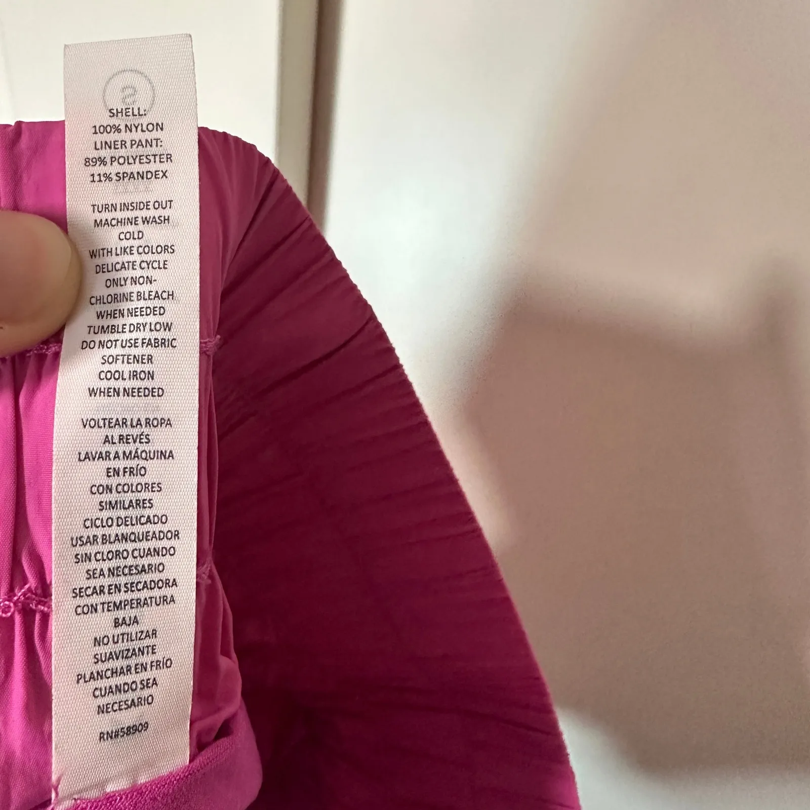 Kinesis Windrunner Running Shorts Active Stretch Moisture‎ Wicking Hot Pink S - Image 4