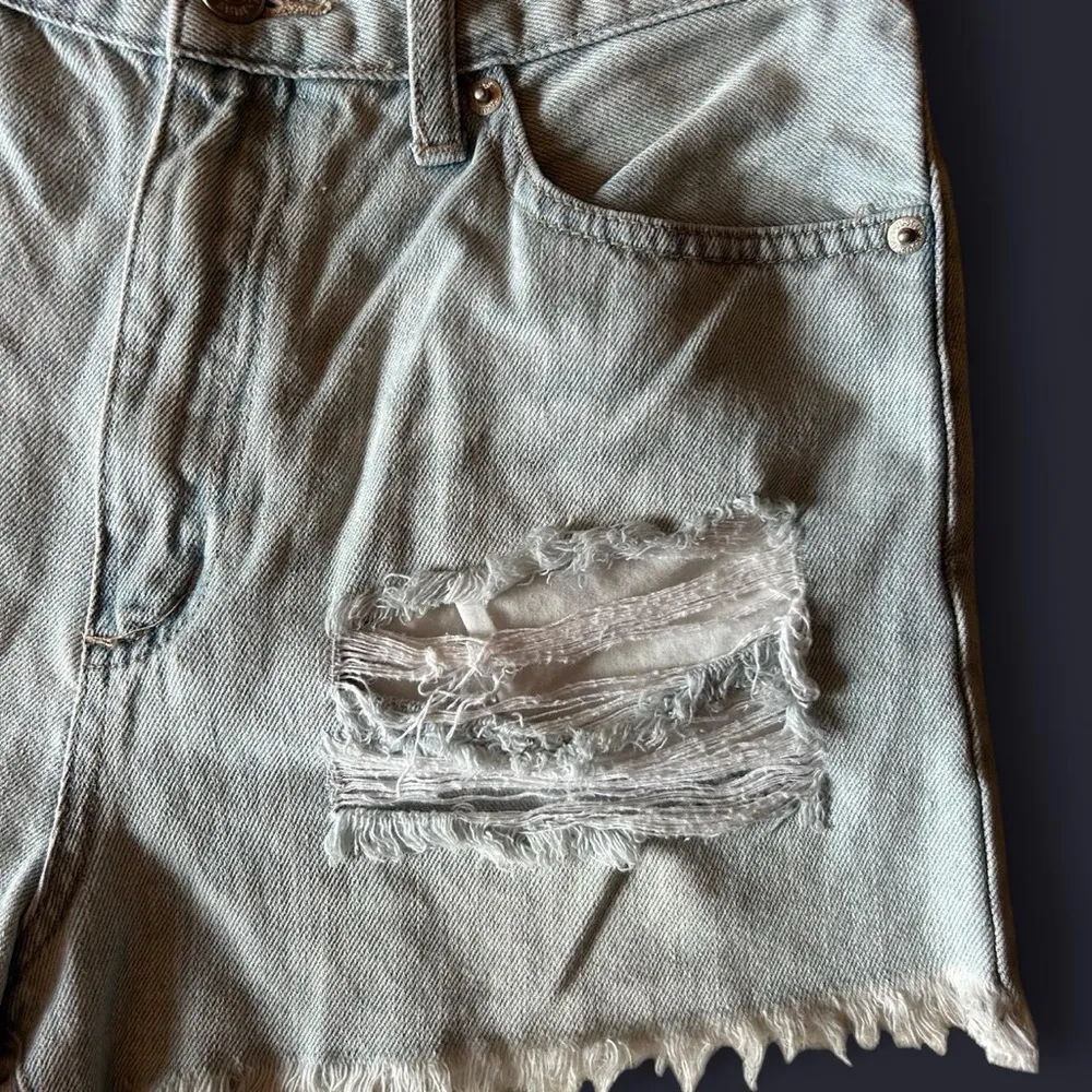 Boho-Chic Distressed Denim Cut-Offs – JustUSA (Size M) - Image 7