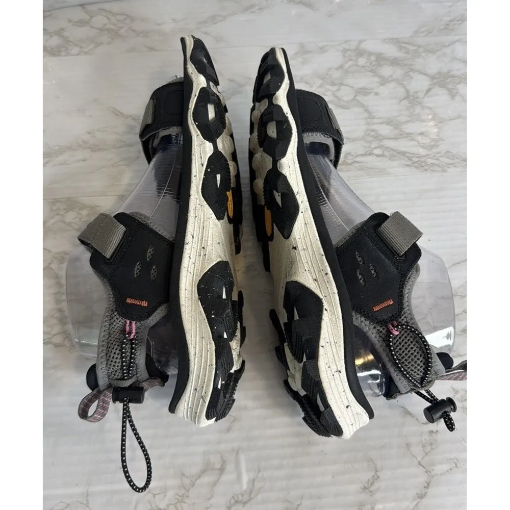 Merrell Hydro Moc AT Sandals ladies 10 Black Gray Vibram Outdoor Water Hiking - Image 7