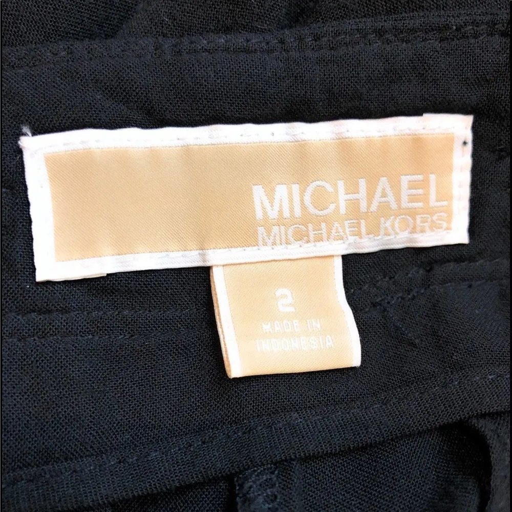 MICHAEL Michael Kors‎ Pants With Belt Black Size 2 - Image 6