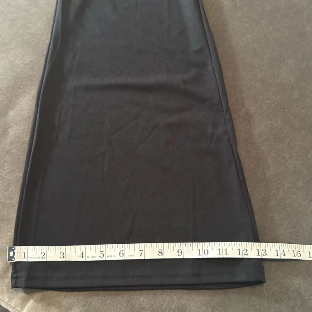 Women’s Black Halter Neck BodyCon Sleeveless Party Jumpsuit Wide Leg Size L NWOT Size L - Image 11