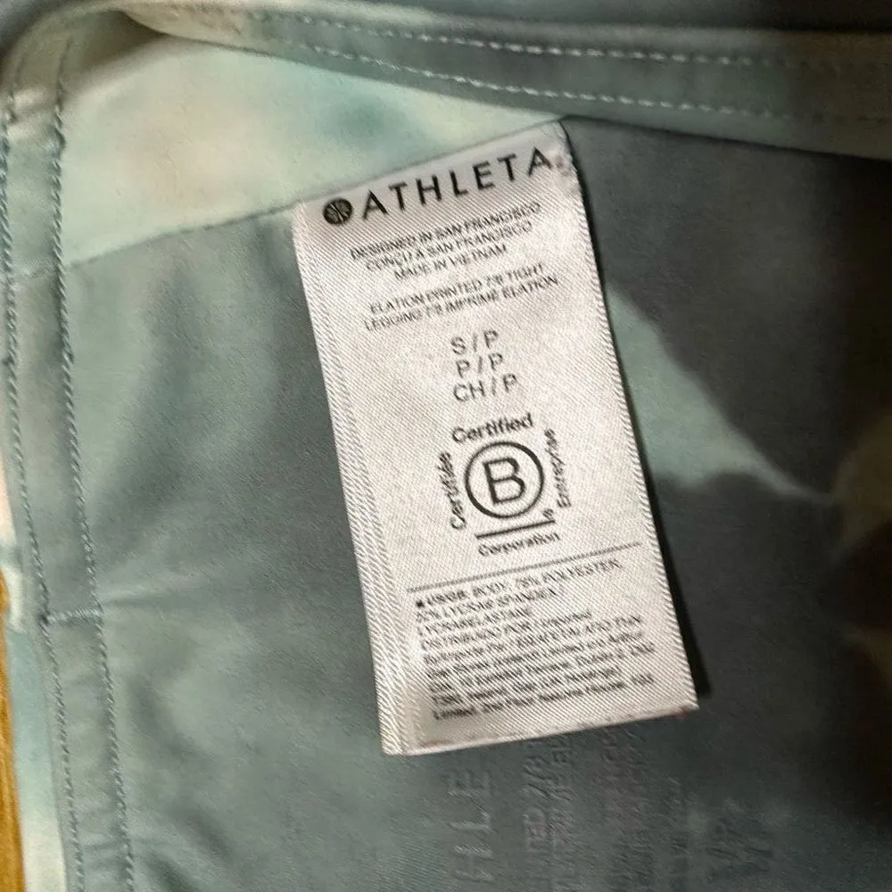 Athleta elation printed 7/8 small tight legging - Image 2