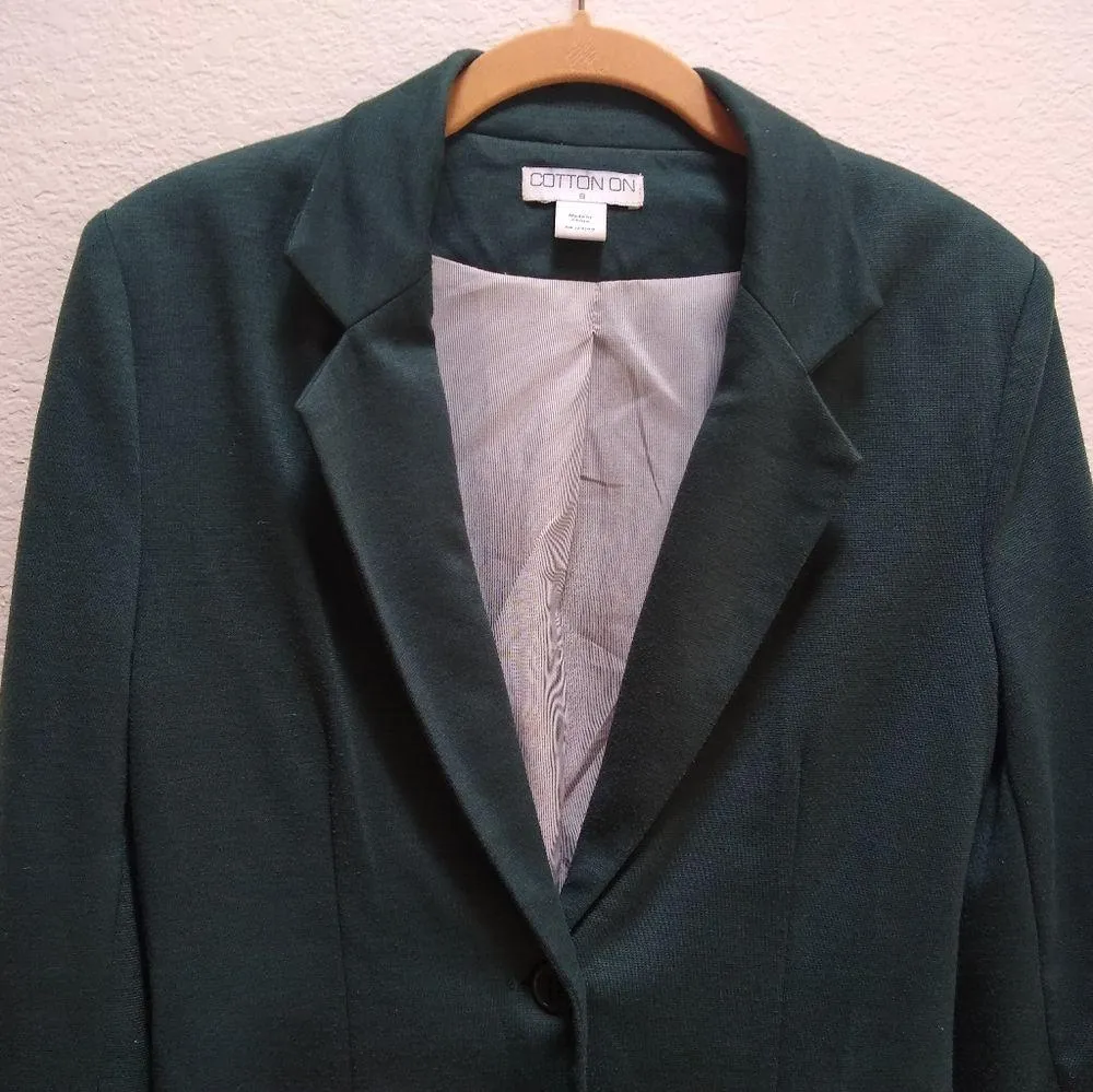 Cotton On Green Single Button Blazer - Image 2