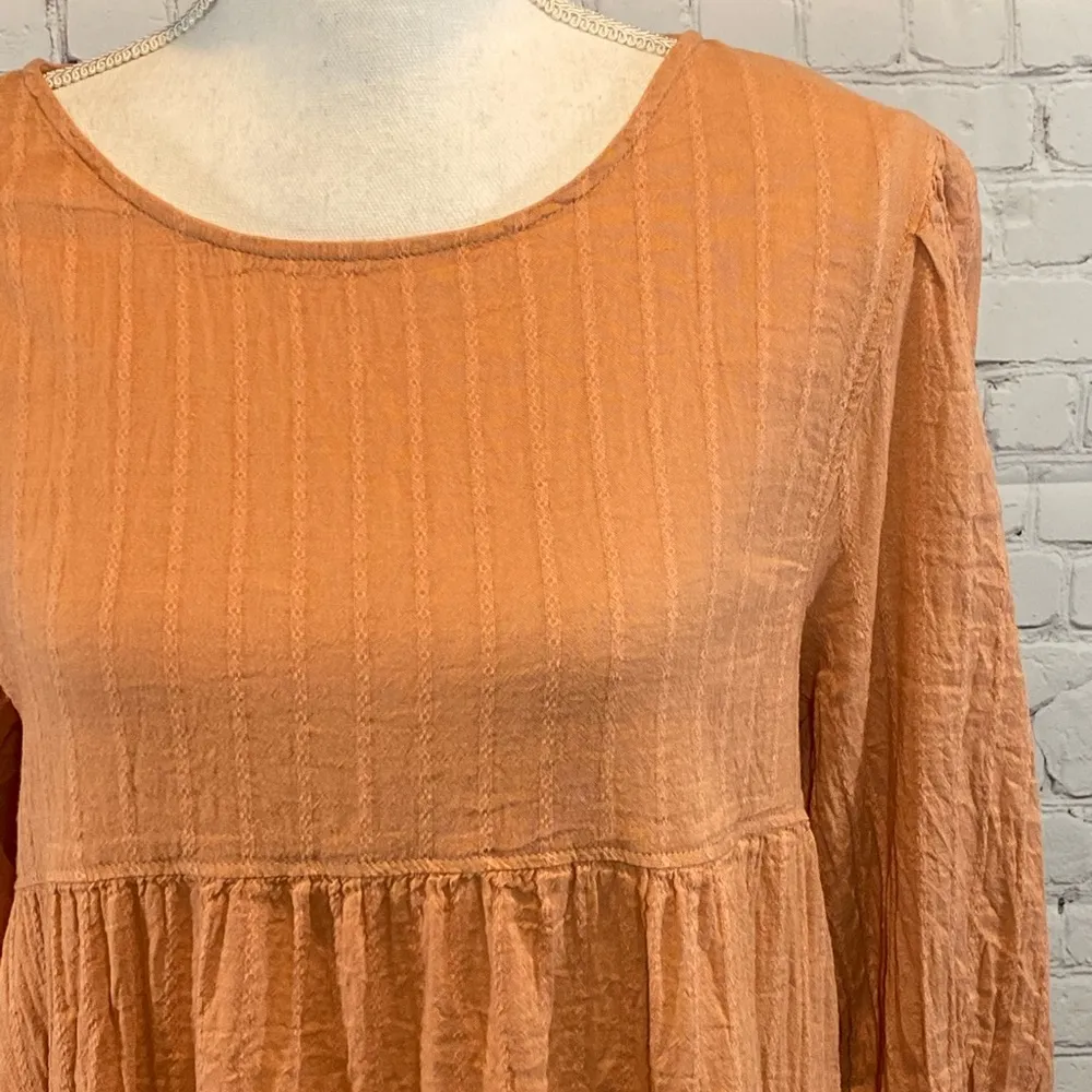 AMERICAN EAGLE Babydoll Top Boho-Medium - Image 2