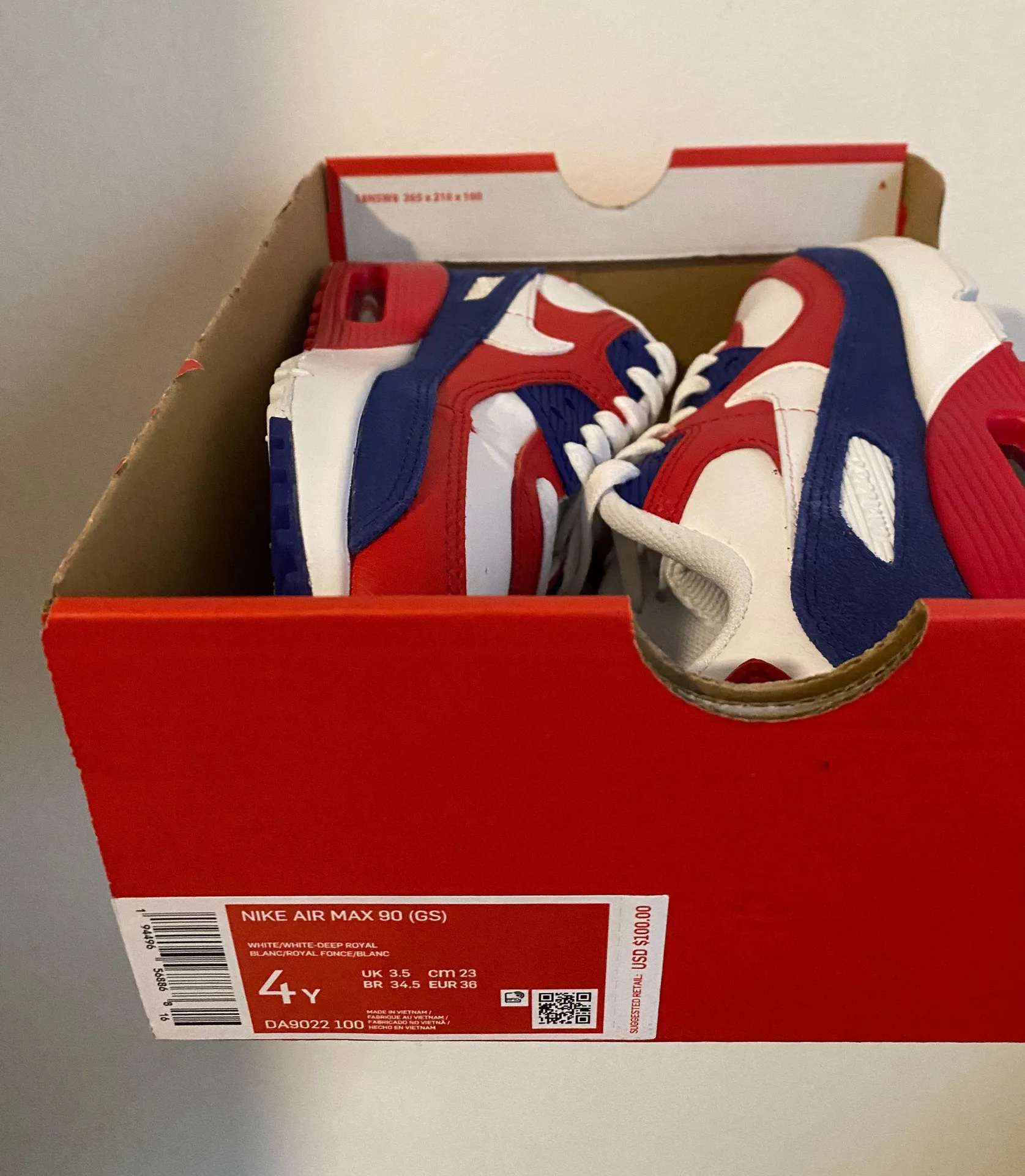 Air Max 90 Leather GS ‘USA’ - Image 3