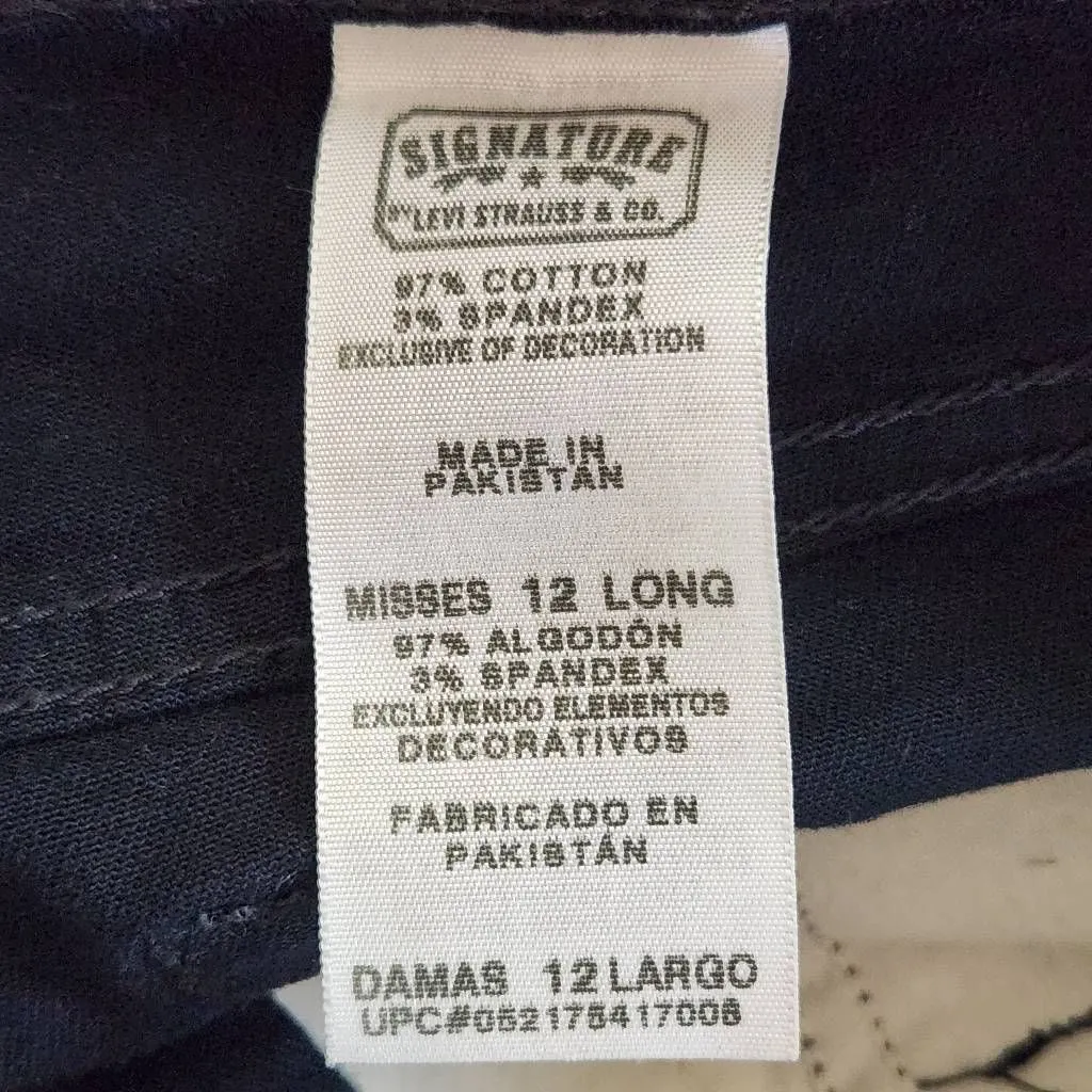 Levi's Women's Black Bootcut Jeans Size 12 Long Levi's Black Jeans - Image 7