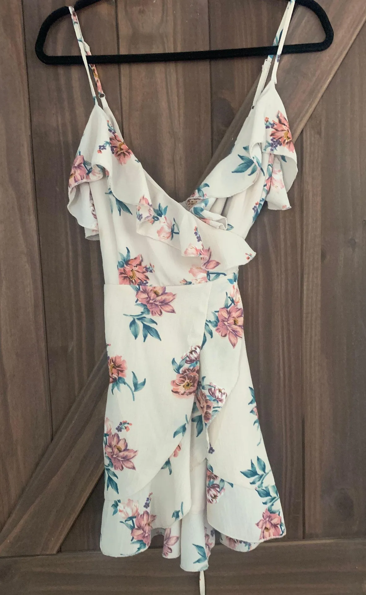Floral Wrap Dress - Image 2