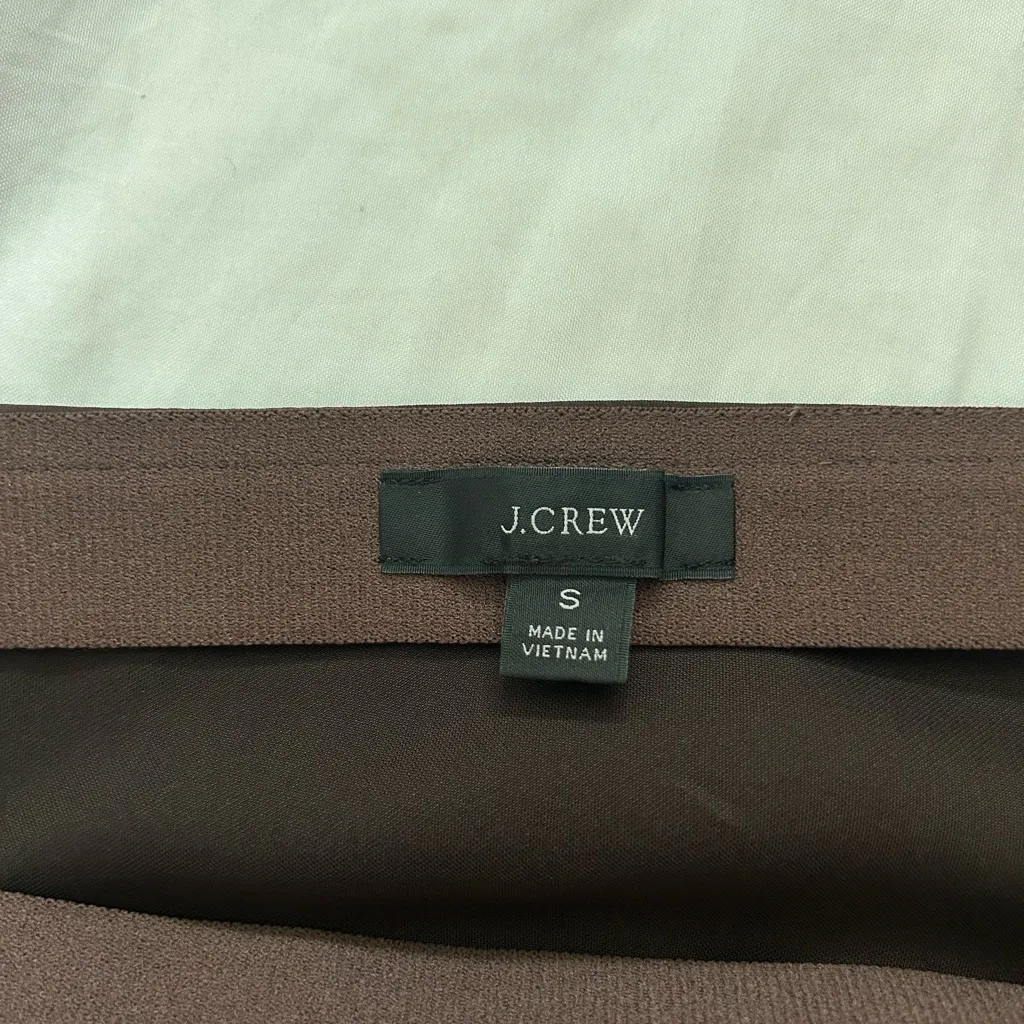 J. Crew | Gwyneth slip skirt in gold lame brown - Image 7