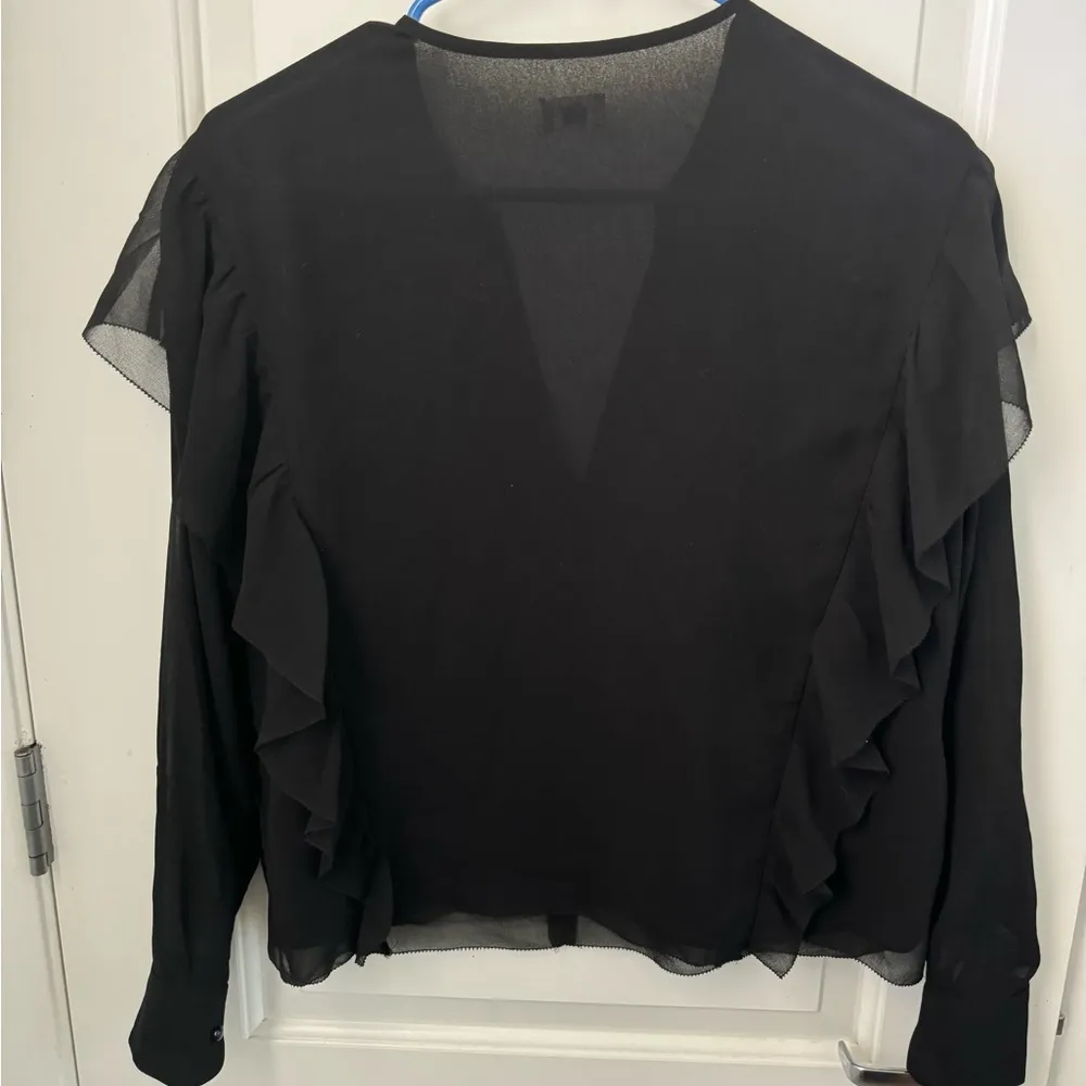 Wilfred Black Ruffled Crossover V - Image 2