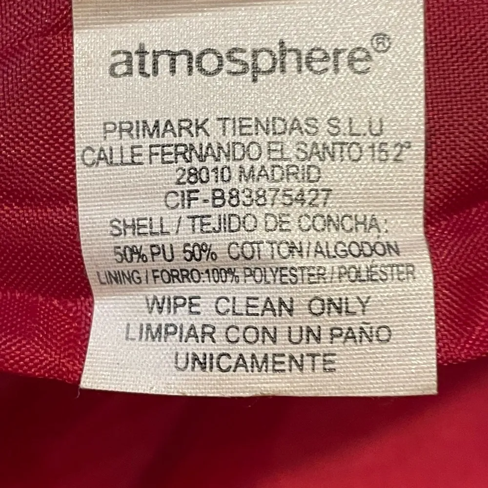 Red clutch purse 13 X 5 - Image 5