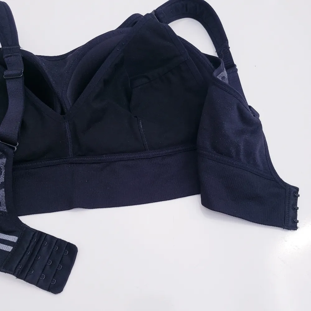 Momcozy Leppard Print Adjustable Nursing Bra Black Size XL - Image 8