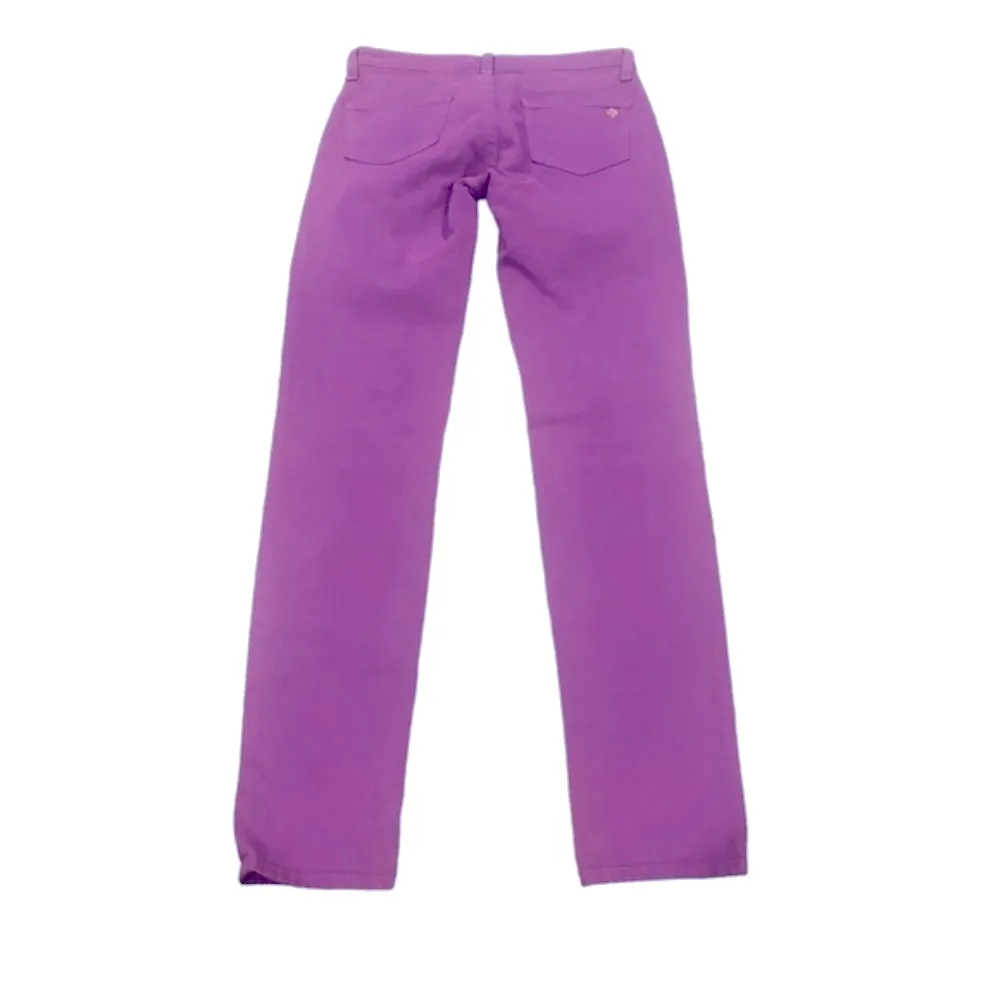 KATE SPADE PURPLE SKINNY BROOME ST PLAY HOOKY JEANS 25 - Image 3