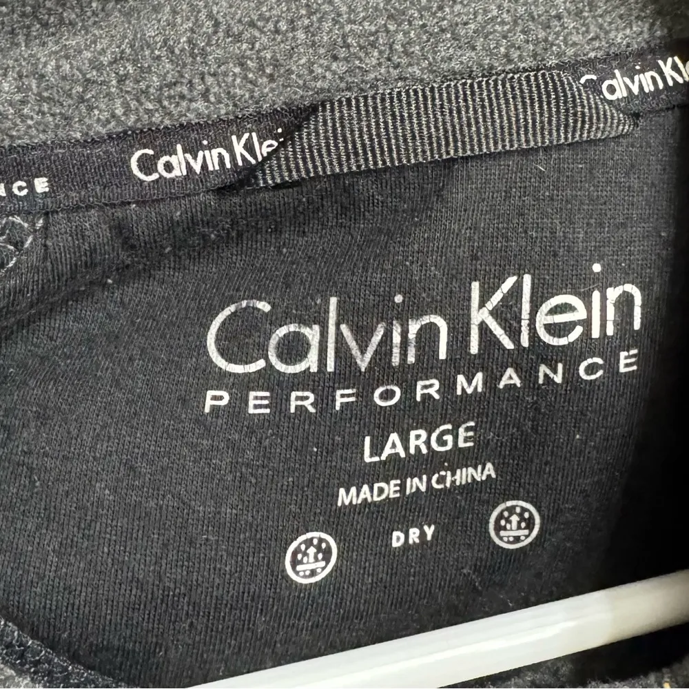 WOMENS CALVIN KLEIN PERFORMANCE ZIP UP FLEECE JACKET LARGE Gray - Image 3