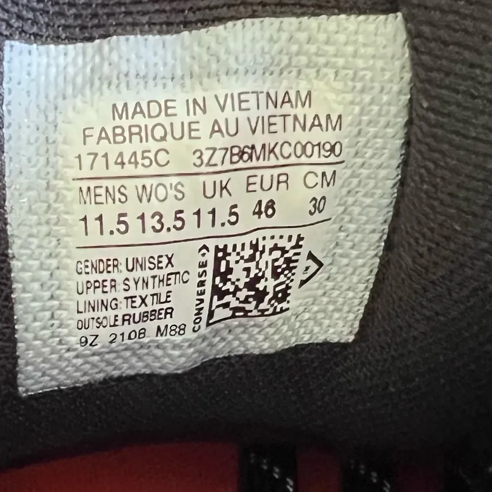 Converse Chuck Taylor All Star 3M Street Boot Hi Unisex Size 11.5 or 13.5 #B1628 - Image 7