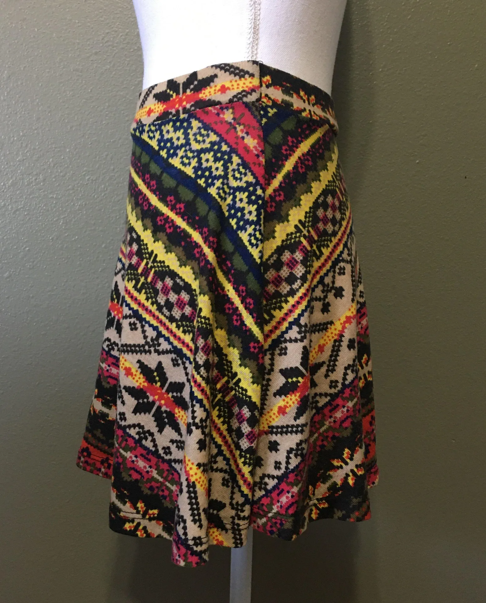 Aztec Skater Skirt - Image 2