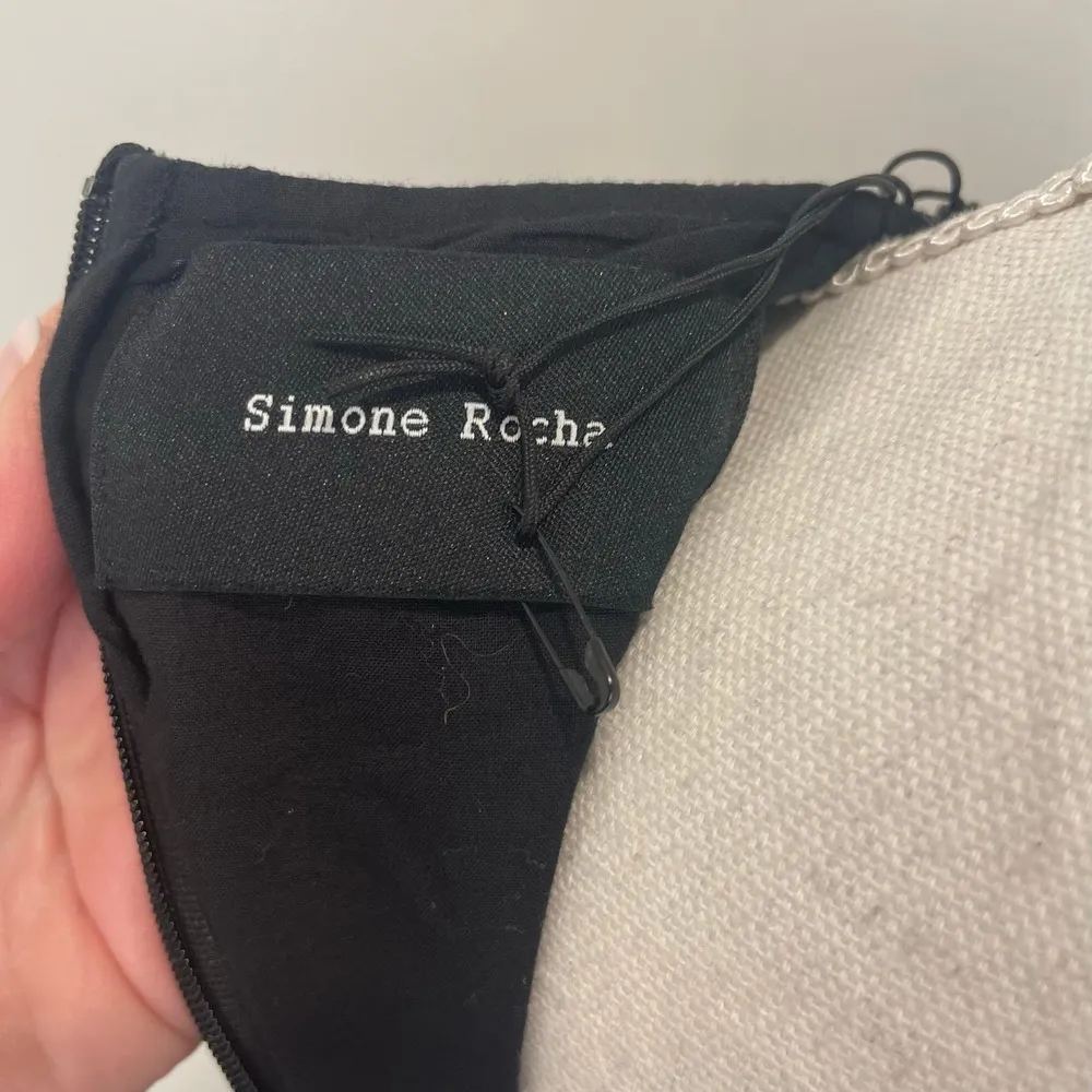 Simone Rocha Eyelet Midi Dress Sleeveless Draped Back Dress Size 2 NWT $1,770 - Image 6