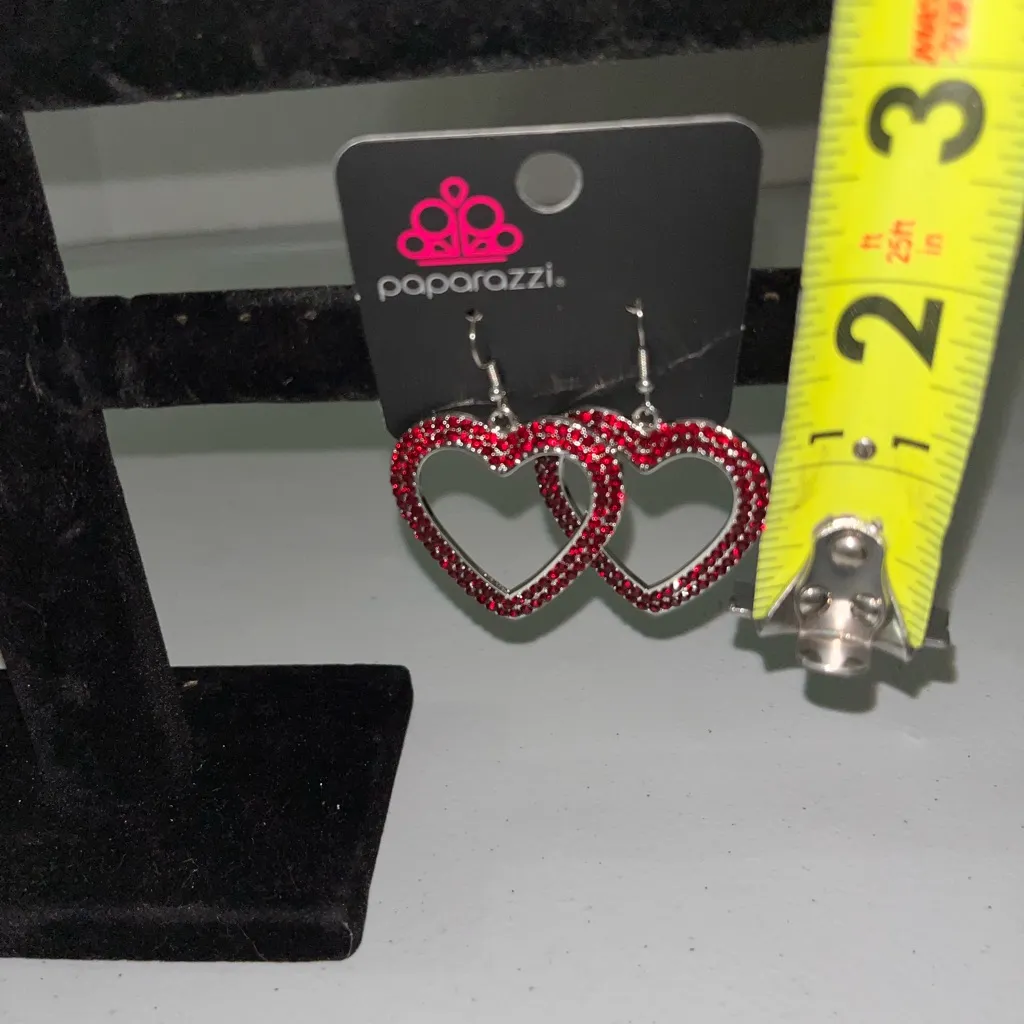 NWT Paparazzi Bundle of 3 Sparkling Red Jewelry Set - Image 3