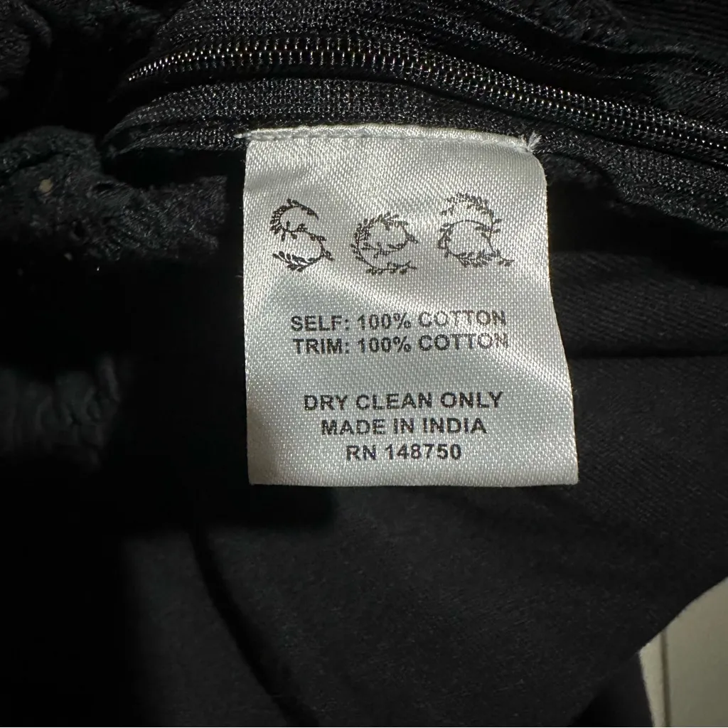 Sea New York Rita smocked peplum top in black cotton jersey Size L Size L - Image 6