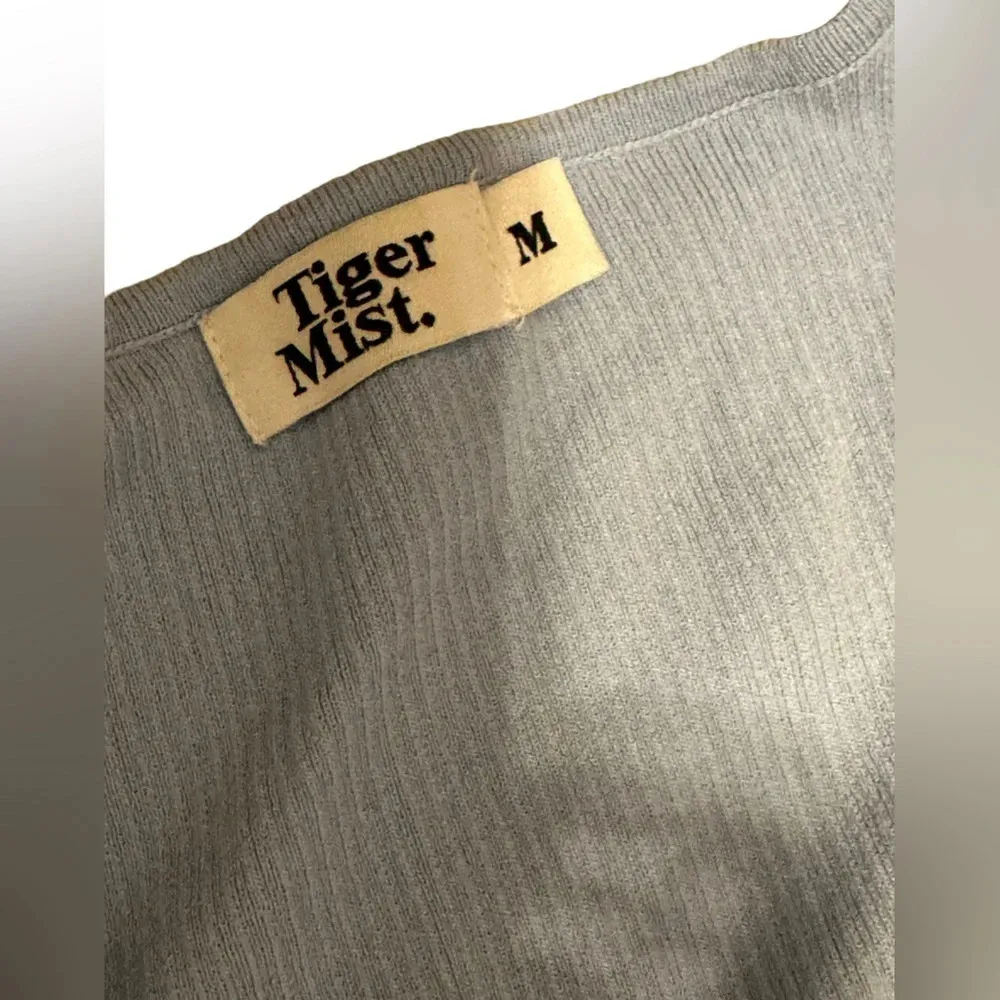 Tiger Mist Luna Baby Blue Ribbed Flare Legging Wrap Short Sleeve Crop To… - Image 4