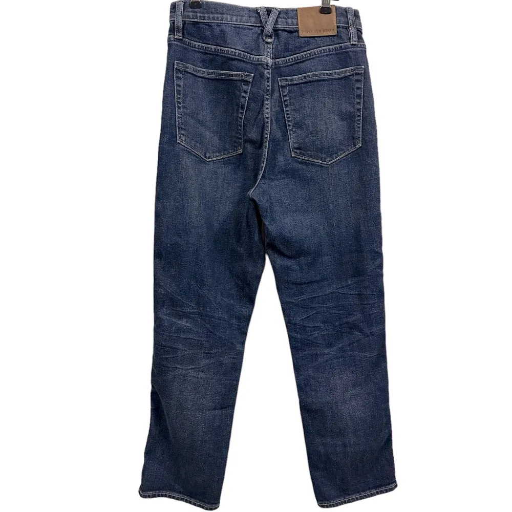 Point Sur J Crew High Waist Shoreditch Straight Cropped Blue Jeans Womens 27 - Image 7