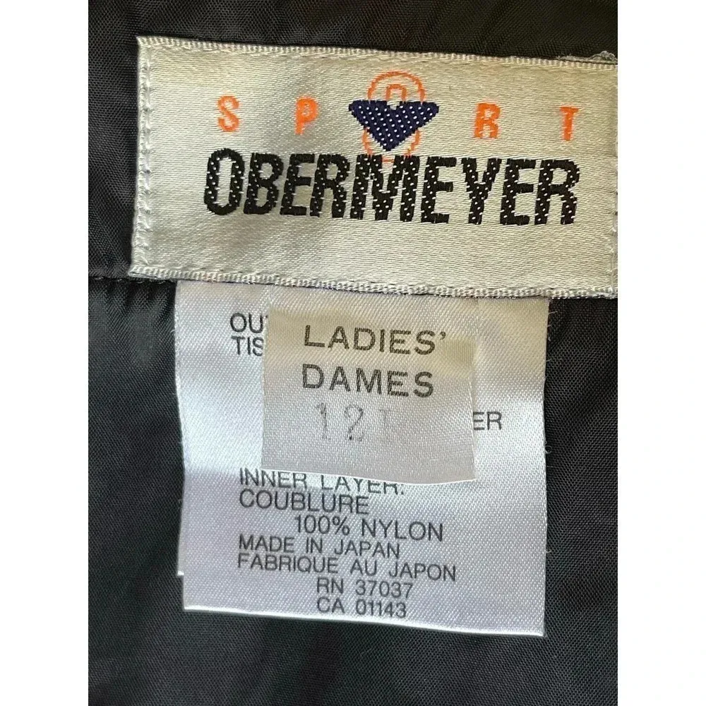 Vintage Obermeyer Stirrup ski pants black size 12R - Image 4