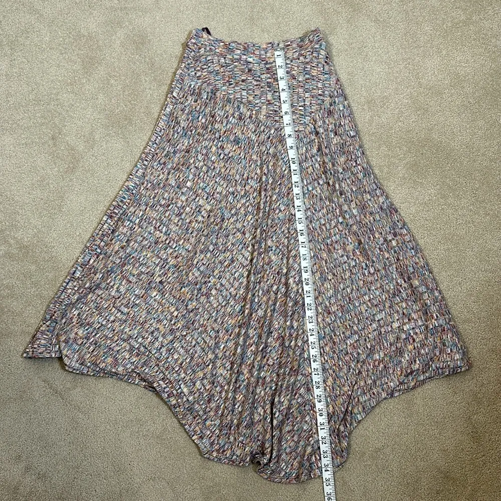 Vanessa Virginia Anthropologie NWT Asymmetric Midi Lined Spring Skirt Women XS - Image 4