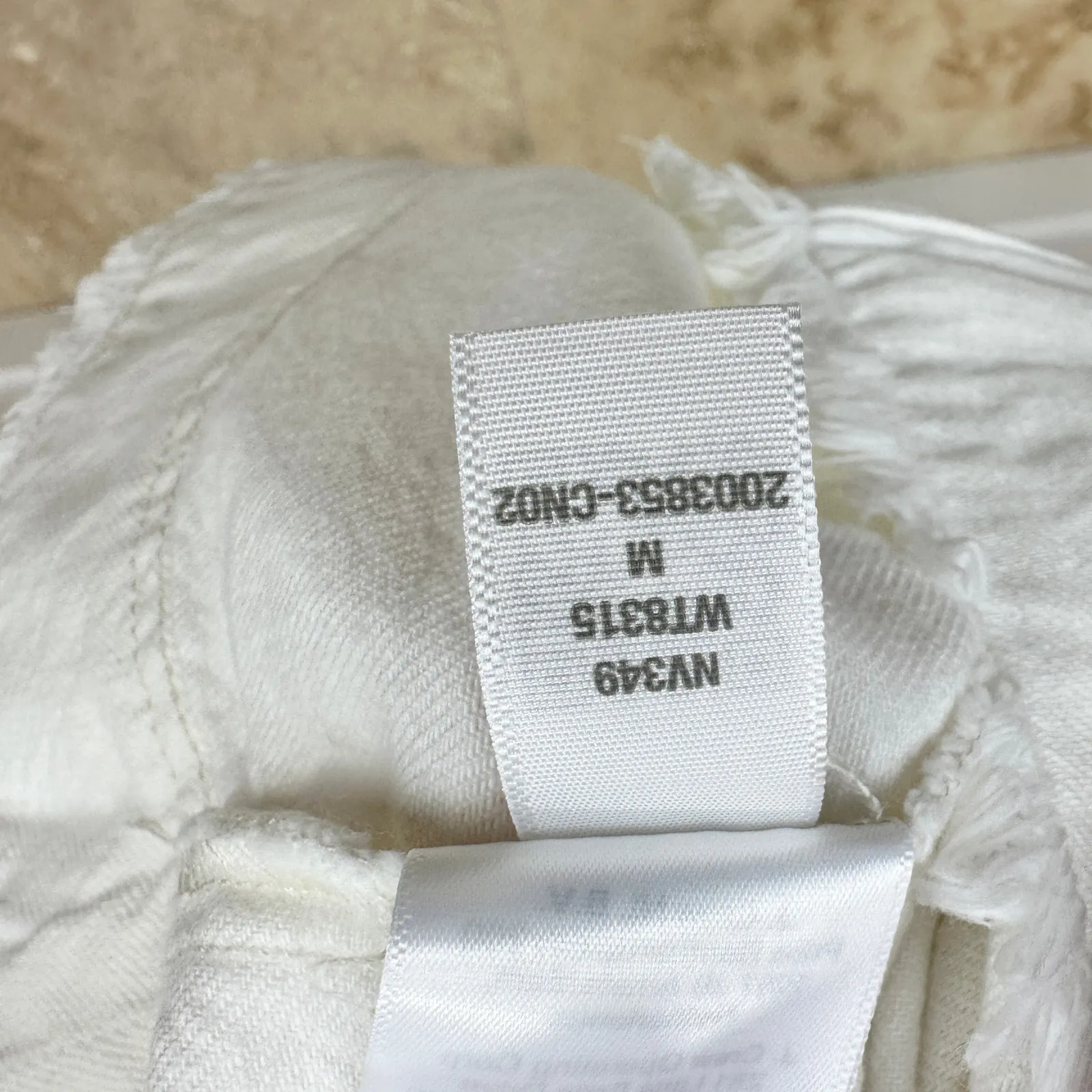 Madewell Denim Scoopneck Midi Dress Pure White Wash A Line Minimalist Medium NWT - Image 10