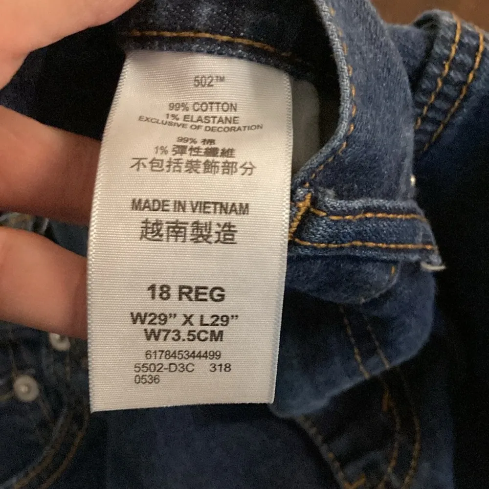 Levi’s 502 18 reg Jean 29W 29 L - Image 4