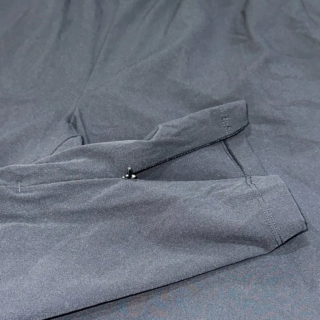 NOBULL Black Track Pants Ankle Zip Elastic Waist‎ Draw String Small Workout Gym - Image 8