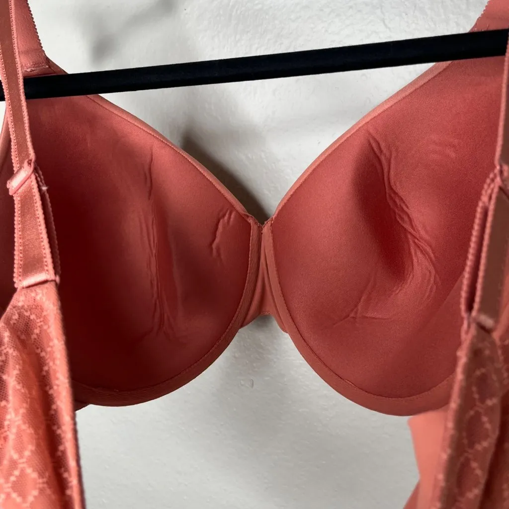 Chantelle Womens Norah Chic Comfort Flex Peach T-Shirt Bra 38F 16m6 - Image 7