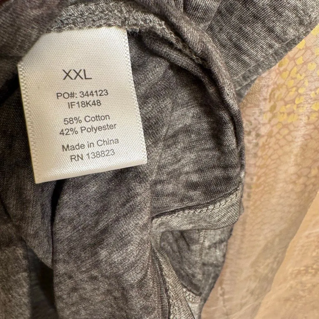 Idyllwind Miranda Lambert Gray Sheer Stretchy Cowgirl Nashville T Shirt XXL - Image 6