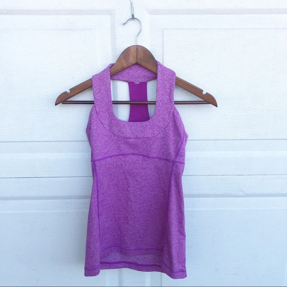 Lululemon Women’s Tank Scoop Neck Top Ultra Violet Athletic 4 - Image 2
