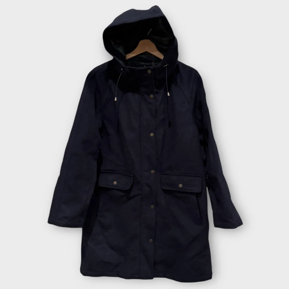 PENDLETON Hayden Water Repellent Wool Blend Hooded Coat Size Medium - Image 4