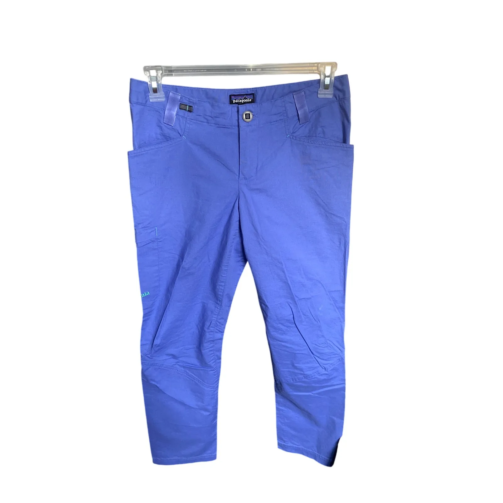 Patagonia Venga Rock Pants Violet Blue 4 Organic Cotton Hiking Gorpcore Heritage - Image 2