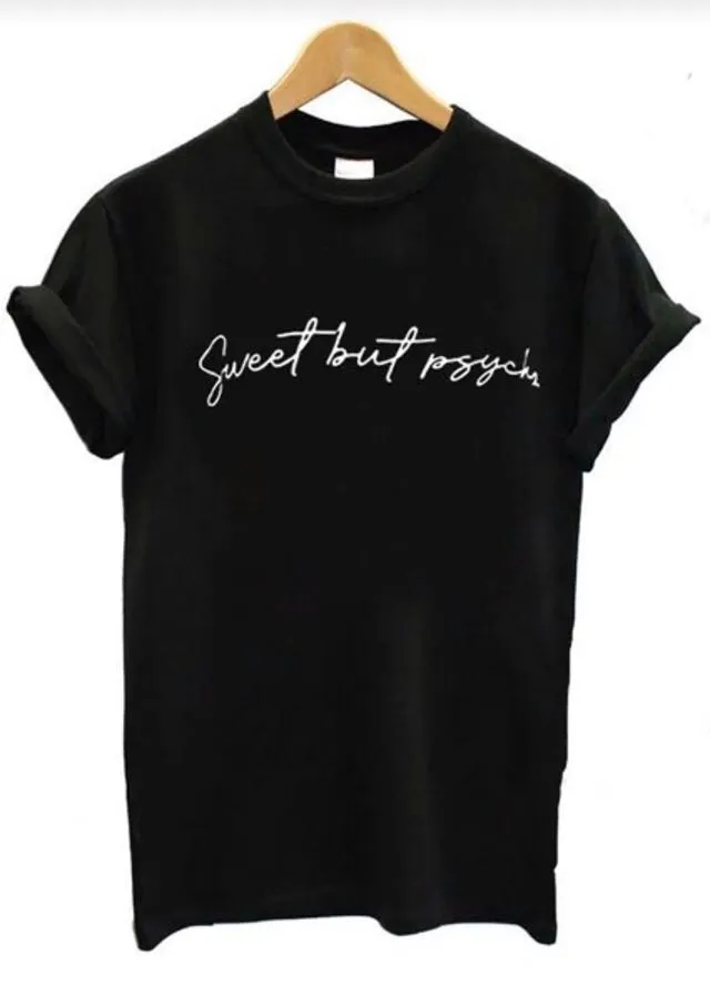 Sweet But Psycho Shirt, Large Black - Image 4