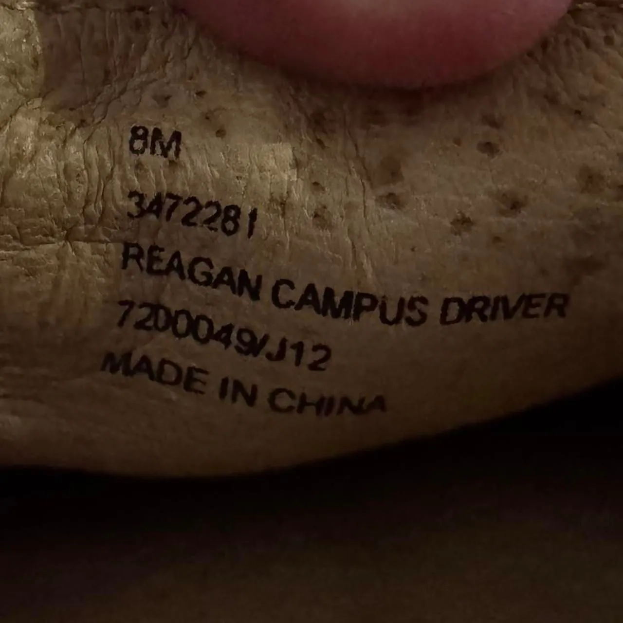 Frye Reagan Campus Driver Moccasins Women’s Size 8M Tan Leather Loafers Boat - Image 7