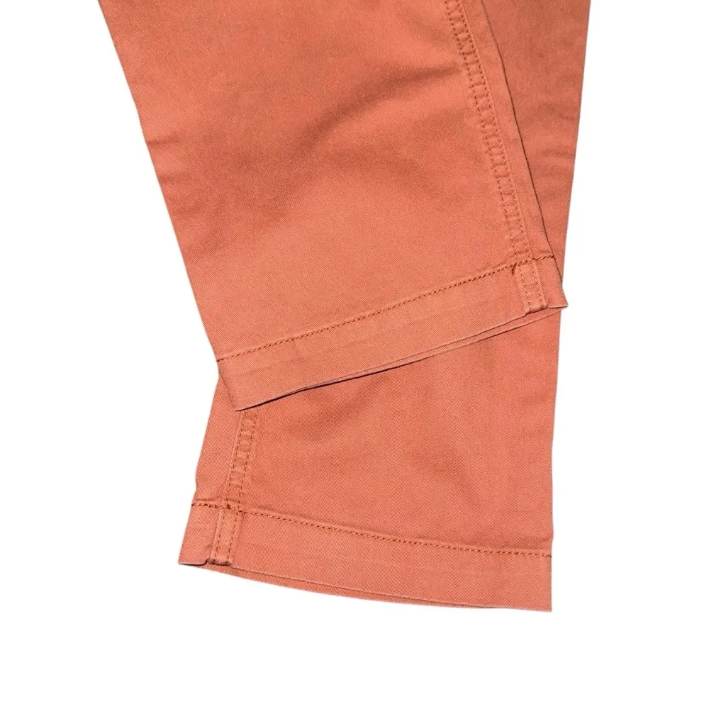 NWT Loft Monroe Slim Chino Pants Size 6 Burnt Orange Ankle Length Cotton Stretch - Image 6
