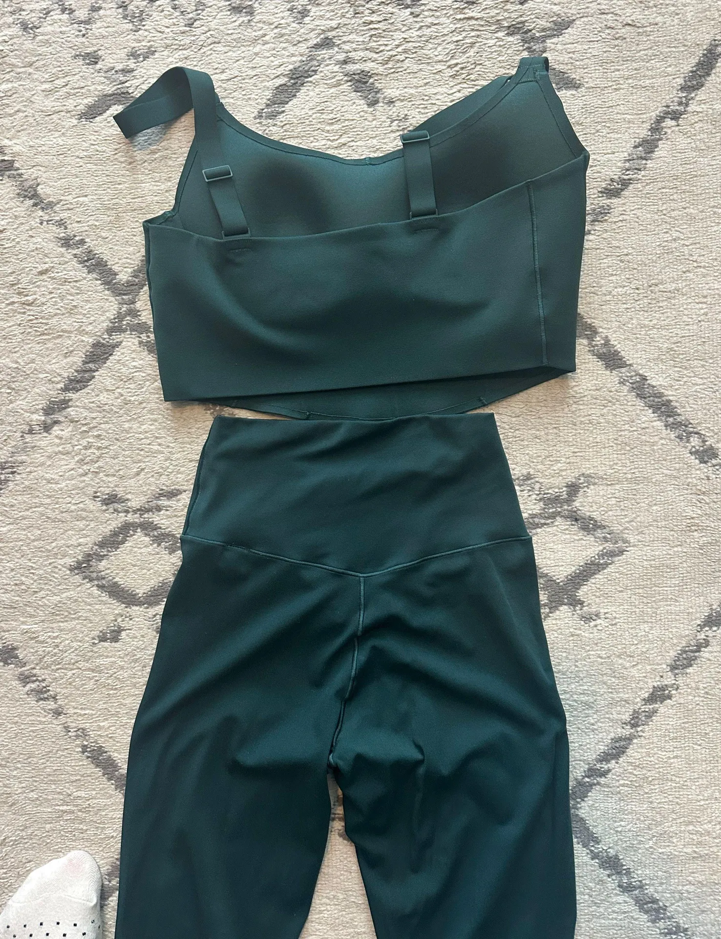 Dark Green Workout Lounge Set - Image 3