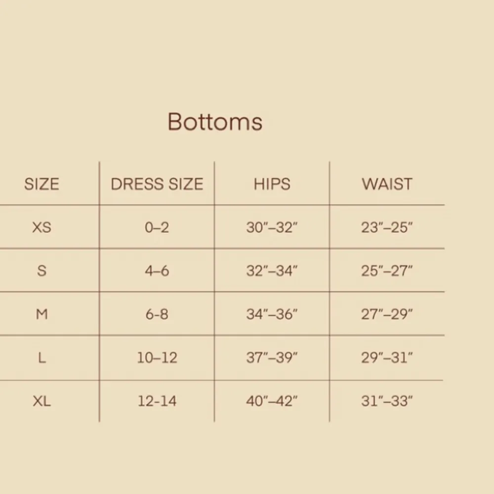 Free People X Toast Swim Tunnel Ribbed Bikini Bottoms Size XL - Image 8