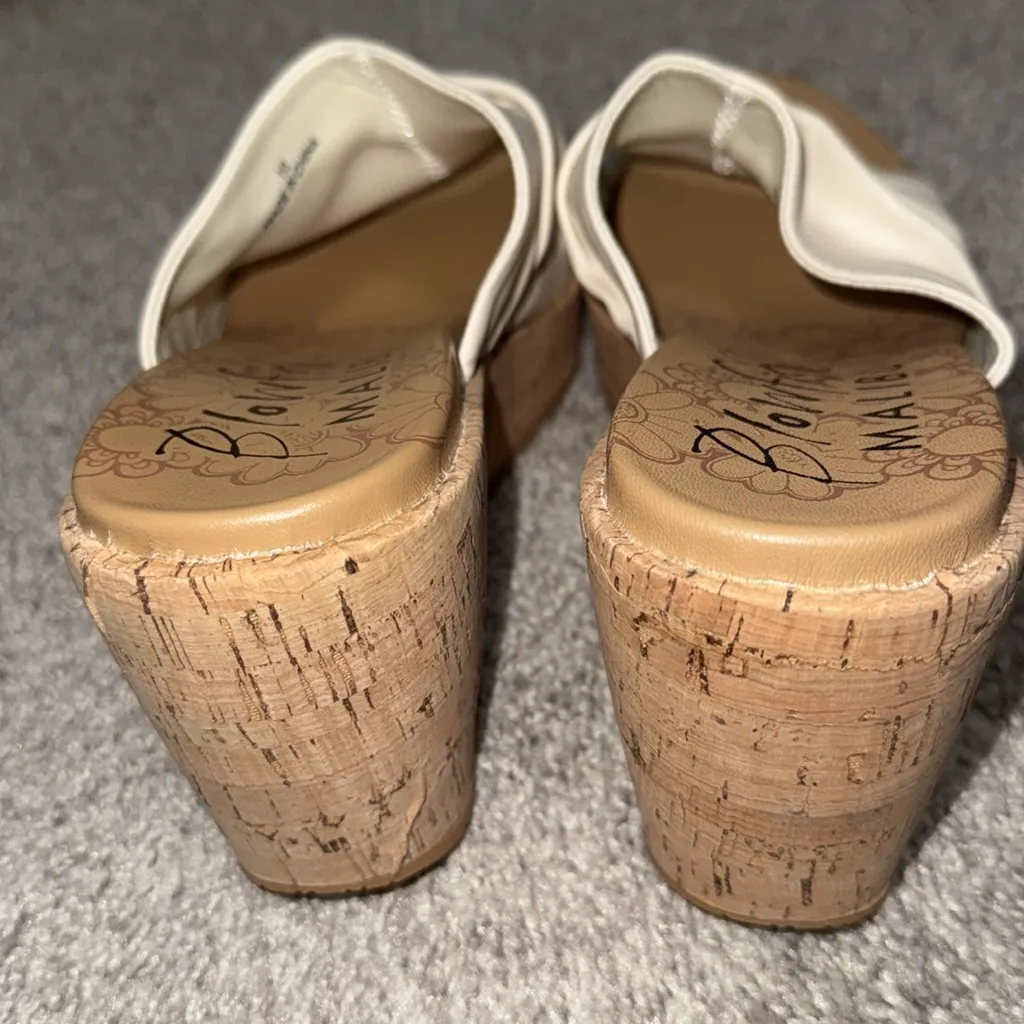 Blowfish MALIBU women’s size 10M Boynton Wedge slip on sandal new without box Tan - Image 3