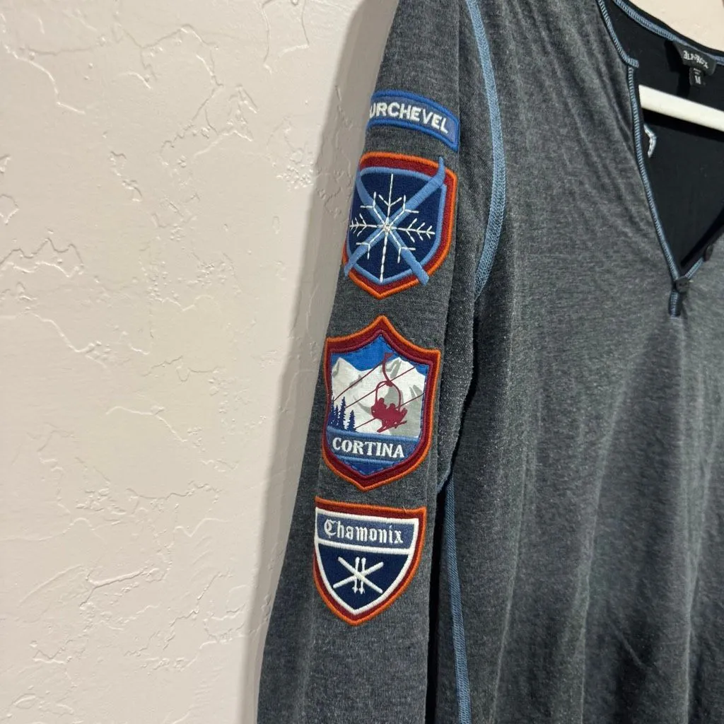 ALP N ROCK SKI THE WORLD HENLEY Medium Gray - Image 6